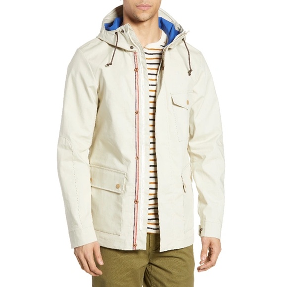 Scotch & Soda Utility Field Jacket Coat Mid-Length Hooded Many Pockets NWOT - Picture 3 of 16